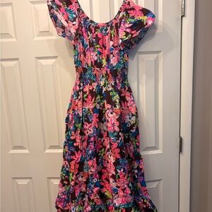 Lilly Pulitzer cotton printed midi Dress